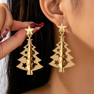 Wholesale Christmas tree earrings