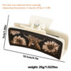 oly-6169838ac3bdb535c38bfc65ba2acc21 Wholesale yak chrysanthemum black leather large square clip shark clip