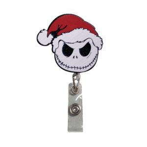 Christmas hat skull