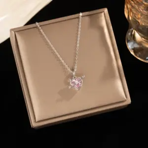 Silver, Pink Zircon, One Arrow in Love