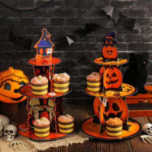 Wholesale Halloween 3D Paper Cake Tray