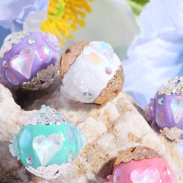 Wholesale Nepalese ethnic style love loose beads straight hole beads DIY