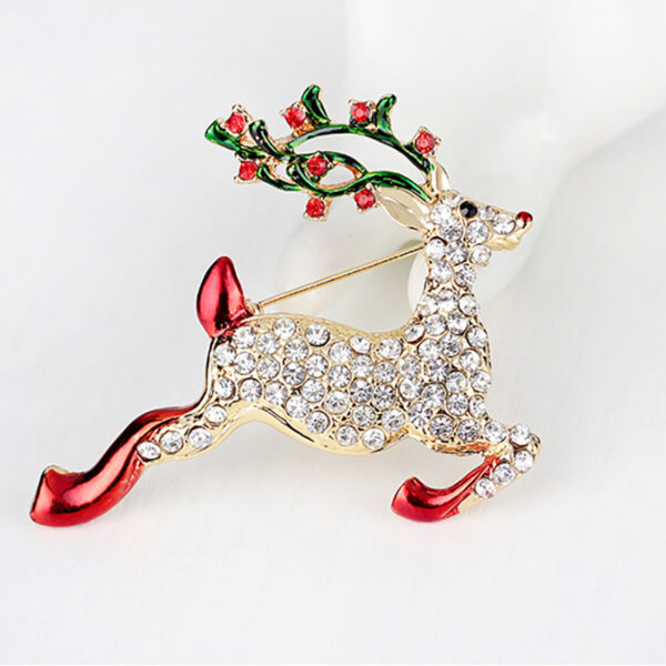 Wholesale Christmas gift deer brooch
