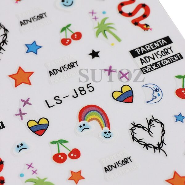 Wholesale Halloween cartoon ghost pumpkin lantern spider web nail stickers nail stickers