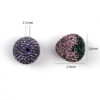 Wholesale Heavy Industry Strawberry Clay Diamond Ball DIY Beads