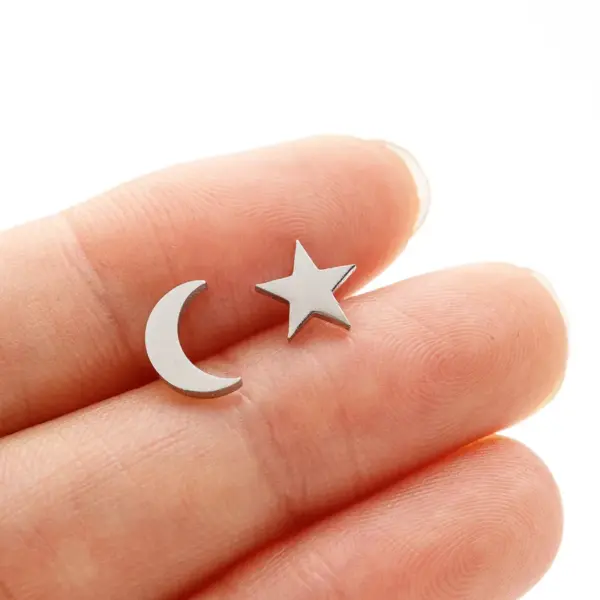 Wholesale PVD Coated 18K Gold Real Gold Plated Animal 304 Stainless Steel Cartoon Style Sweet Waterproof Non Tarnish Ear Studs