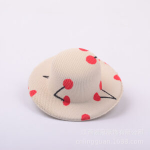 Retro printed cherry beige