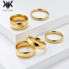 oly-61c8b8608b4278e2e664ac9ed2c16e8e Wholesale Casual and Cool Neutral Style High-Grade Glossy Titanium Steel Tail Ring for Men and Women Stainless Steel 18K Gold Plated Hand Jewelry
