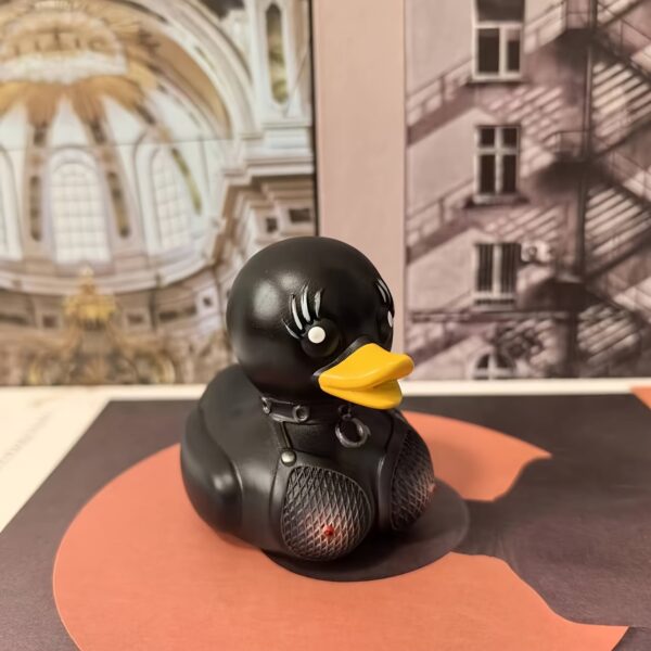 oly-61c9e8941db67fb444024af559b755a2 Wholesale Biochemical Duck Home Desktop Cute Dancer Duck Resin Crafts Decorations