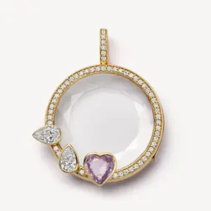 Transparent Photo Box Necklace Type C (O-shaped Chain)