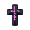 Wholesale Factory in stock cross silicone beads religious series jewelry loose beads Children DIY beaded pen Accessories