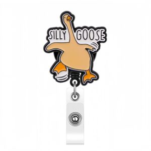 Brown goose + black swivel clip