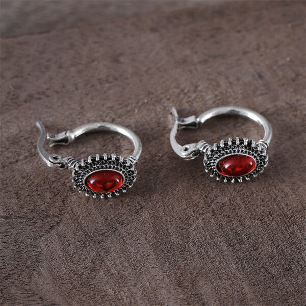 Wholesale Vintage Turquoise Earrings Pomicia Oval Drop Earrings