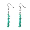 Wholesale Fashion Irregular Natural Stone Handmade Drop Earrings 1 Pair