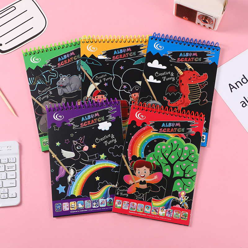 Wholesale Kidsren's Colorful Scratch-O Book