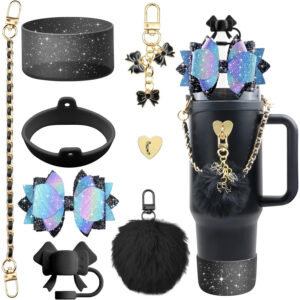 Black set (excluding cups and straws)