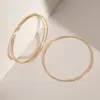 Wholesale Streetwear Korean Style Solid Color 304 Stainless Steel Bangle In Bulk