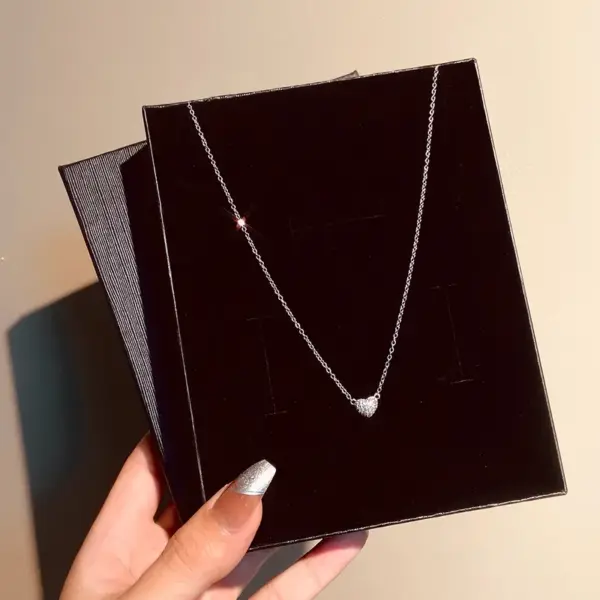 Wholesale Fashion Heart Shape Copper Necklace In Bulk