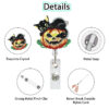 Wholesale New Halloween Acrylic Pumpkin Head Black Cat Bat Magic Hat Retractable Rotating Easy-Pull Id Easy-Pull