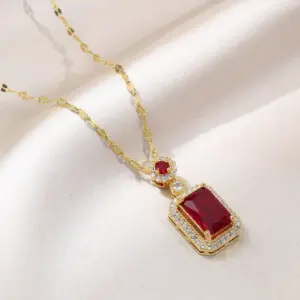 X0004 Red Bottle Necklace 2