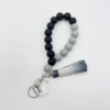 Wholesale silicone beads multi-color handmade bracelet bracelet gradual key ring