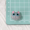 Wholesale Cartoon cat cute straight hole bead