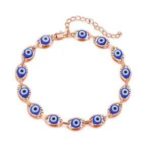 Rose Gold Blue Bottom Bracelet