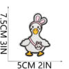 oly-627dc0e57254d4f40868387563e64955 Wholesale Ironing Duck Embroidered Cloth Stickers Cartoon Embroidered Label Clothes Patch Stickers Bag Decoration Chilen's Clothes
