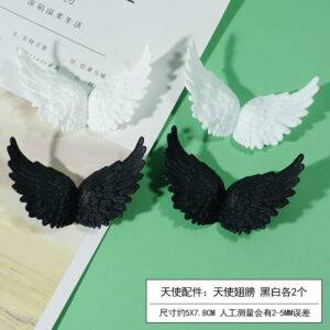 Angel accessories: Angel wings Black and White 2 / Angel Photo Frame Series Accessories