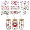 Wholesale Christmas HelloKitty UVDTF Crystal Transparent Sticker Cute Cartoon Pattern Glass Waterproof Scratch Resistant Cross Border