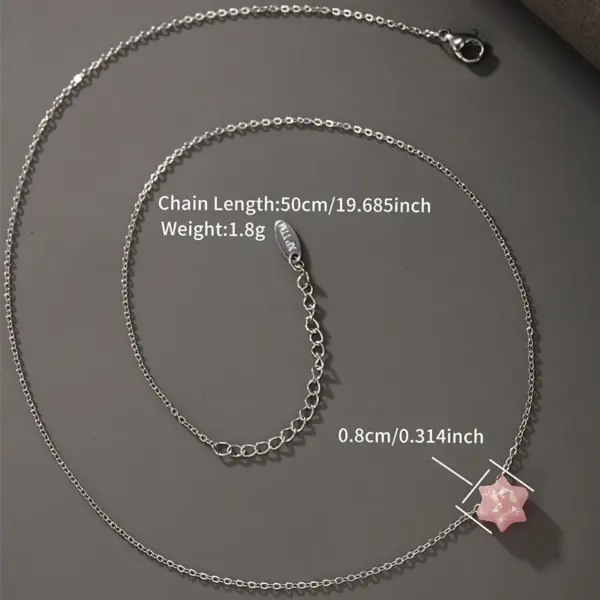 Wholesale 304 Stainless Steel Plastic XUPING Simple Style Hexagram Cross Pendant Necklace