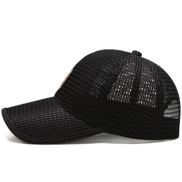 Wholesale Hat Men's Summer 2025 New Gauze Sun Visor Trendy Fishing Baseball Mesh Hat Breathable Peaked Cap for Women