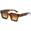 Wholesale 2025 new European and American thick frame sunglasses trendy box foreign trade glasses personalized cross-border large frame sunglasses
