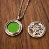 Wholesale Jewelry Casual Simple Style Life Tree 304 Stainless Steel Polishing Pendant Necklace Locket Necklace Box Chain