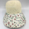 Wholesale Summer Women's Knitted Straw Hat Sunshade Beach Hat Outdoor Riding Big Riding Cap UV Protection Sun Hat