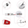Wholesale Christmas acrylic glitter glitter retractable rotating easy to pull
