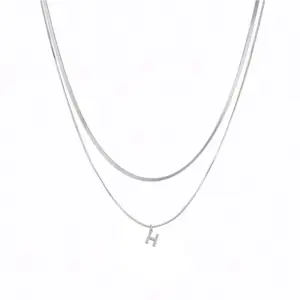 White Gold Color Double Layer / H