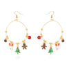 Wholesale Christmas tree, reindeer, gingerbread man earrings