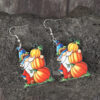 Wholesale Thanksgiving Halloween Acrylic Printed Earrings