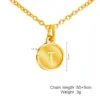 Wholesale Fashion Letter Stainless Steel Pendant Necklace Plating Stainless Steel Necklaces