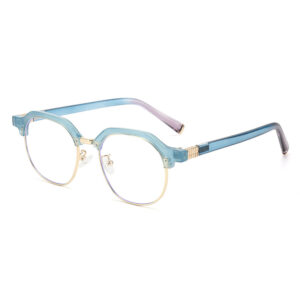 Blue gold frame transparent film