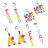 Wholesale Amazon Source Teachers Without Ear Holes Ear Clips Students Children Graduation Season Opening Text Happy Friday Earrings