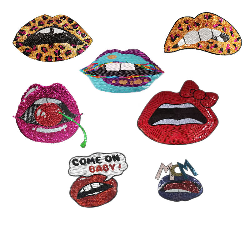 Wholesale Factory direct sply can be ordered jewelry lip cloth sticker pendant handmade shoes and socks baby clothing aessories aessories