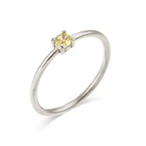 Ea544901s Steel Color / No. 8 / August Olive Yellow Zircon