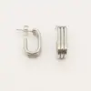 Wholesale Ion Plating (IP) Geometric 304 Stainless Steel Elegant Simple Style Commute Waterproof Non Tarnish Ear Studs