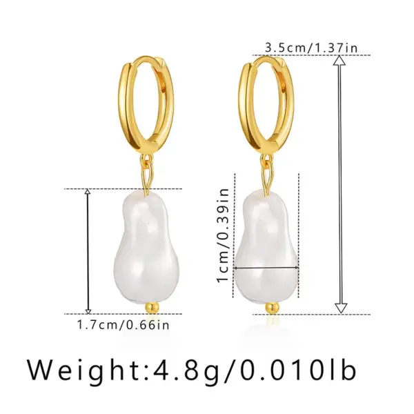 Wholesale 1 Pair Elegant Geometric Plating Copper 18k Gold Plated Earrings