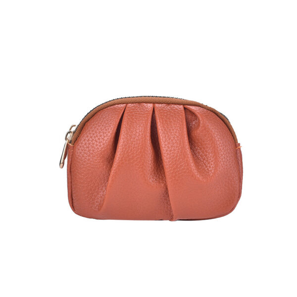 Wholesale Multifunctional pleated double-layer zipper coin purse