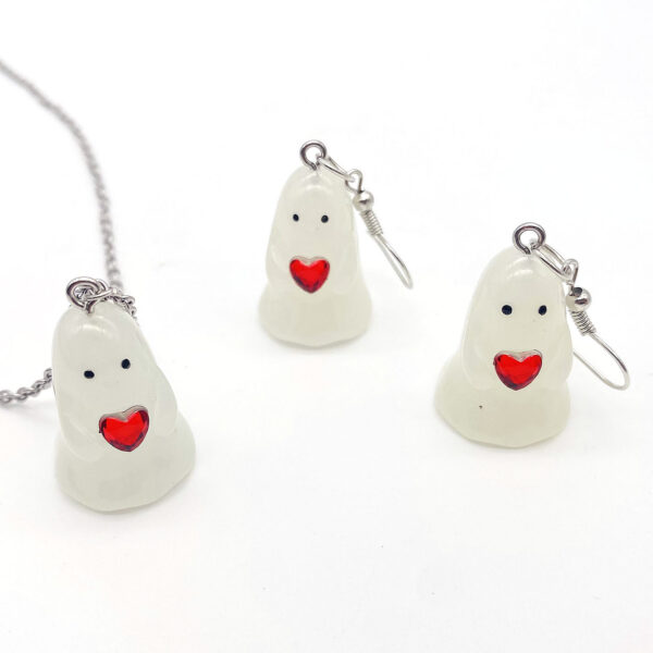 oly-63055588e45879f17cace8a5b94efa1c Wholesale 3D Glow-in-the-Dark Ghost Pumpkin Candy Corn Pendant Earrings