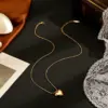 Wholesale Jewelry Retro Heart Shape 304 Stainless Steel Plating Stainless Steel Necklaces