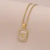Wholesale Jewelry Cute Romantic Letter 304 Stainless Steel Copper Cable Chain Pendant Necklace